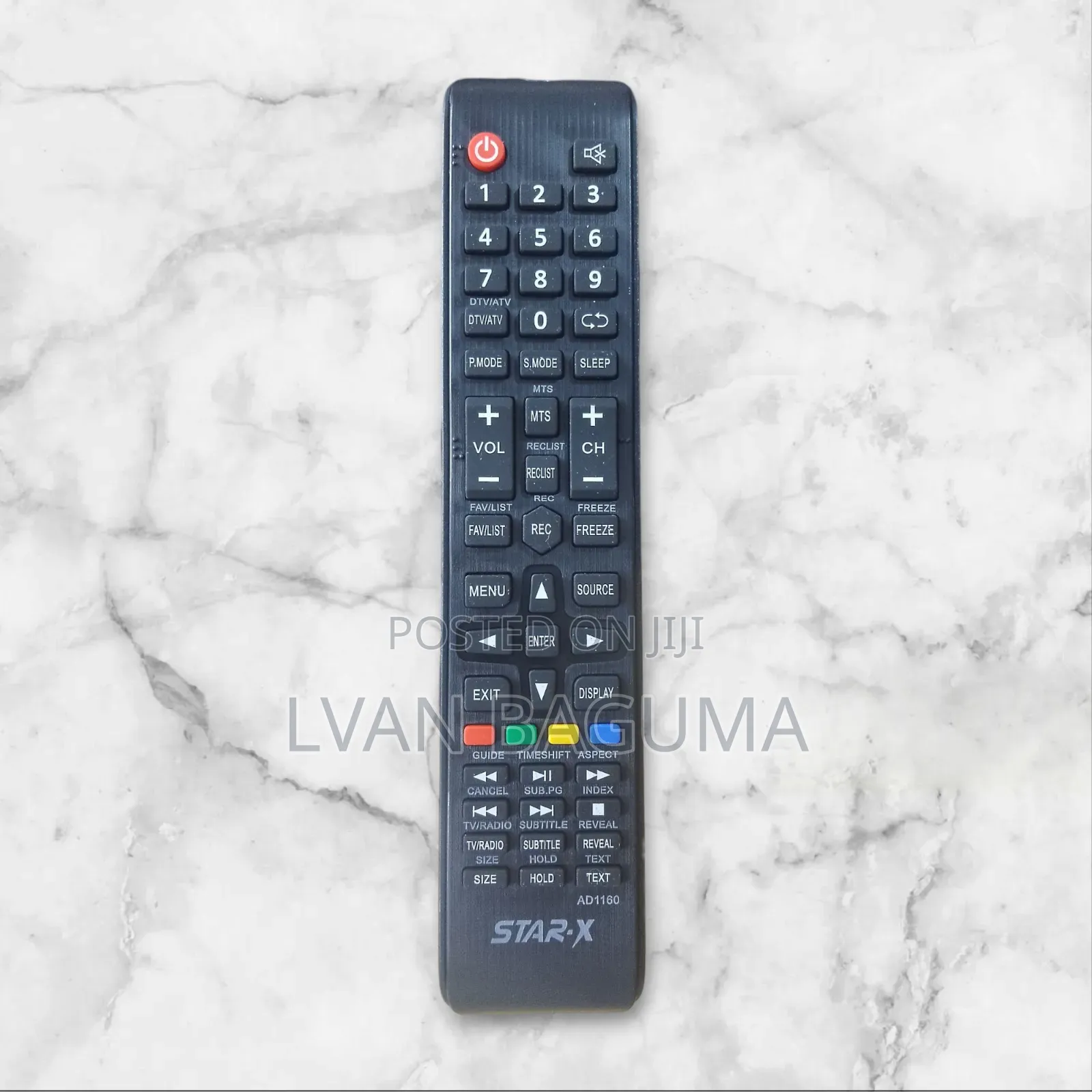 Star X Digital Tv Remote