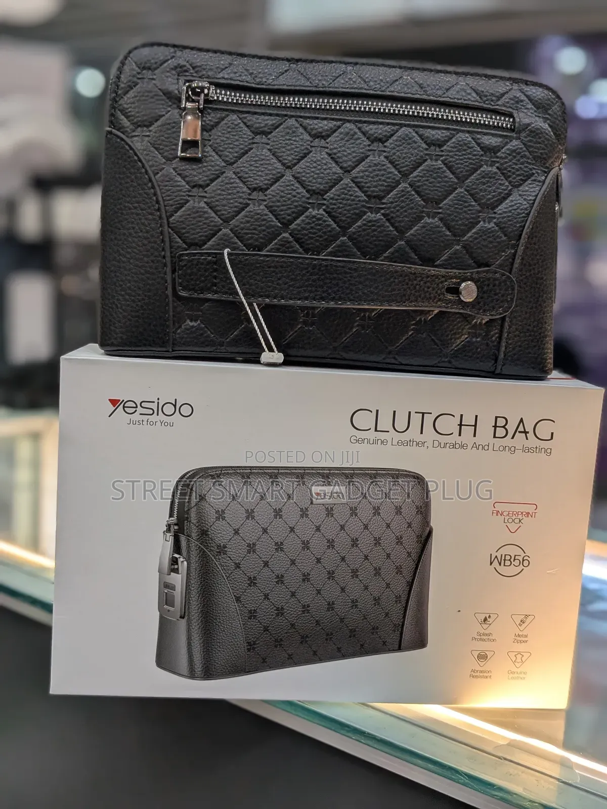 Yesido Finger Print Clutch Bag