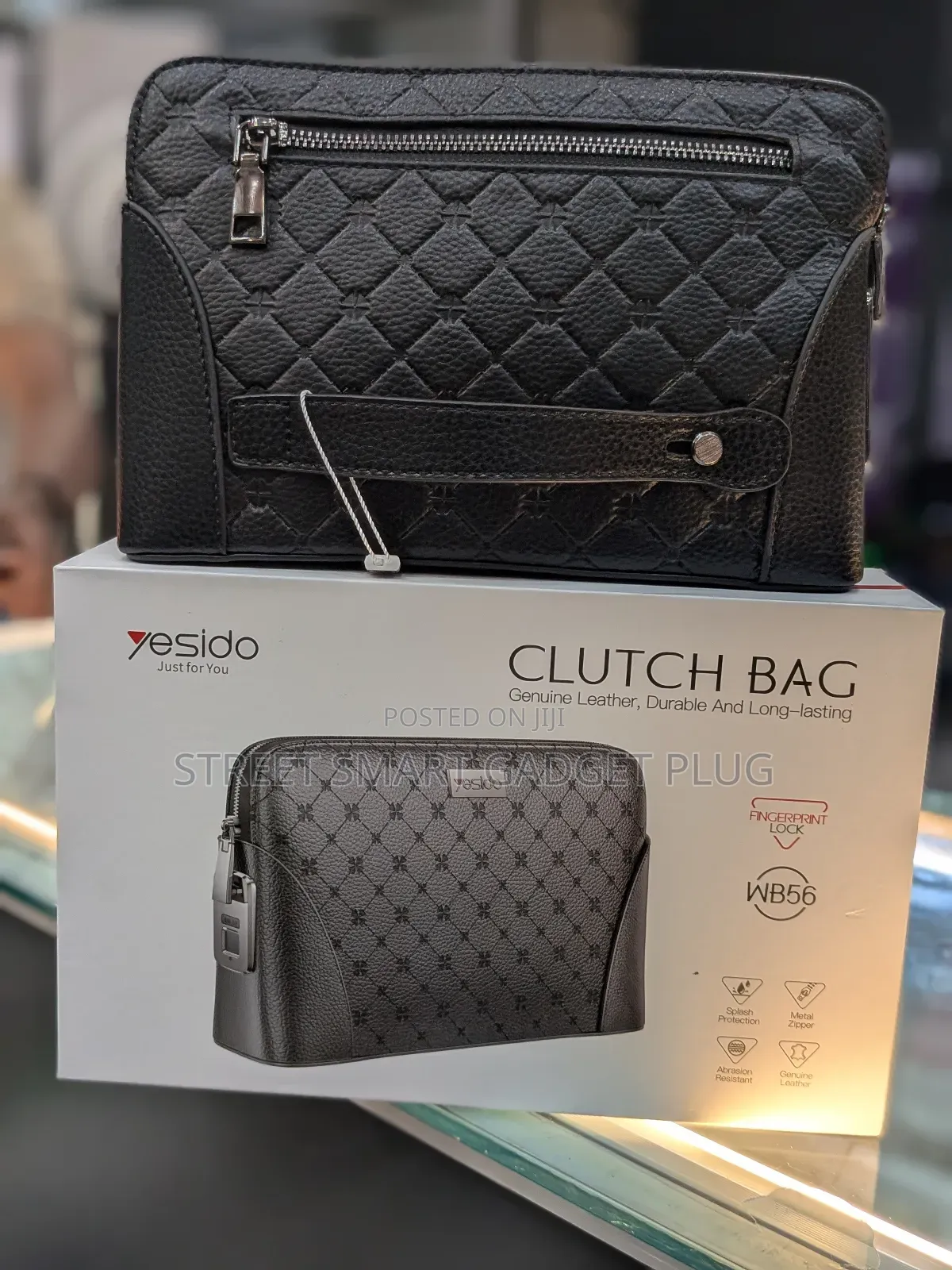 Yesido Finger Print Clutch Bag