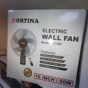 Cortina Wall Fans With a Remote