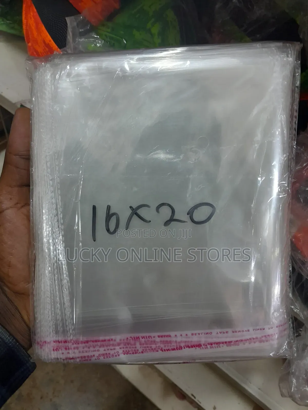 100pc 16×20 Oriented Polypropylene Bags