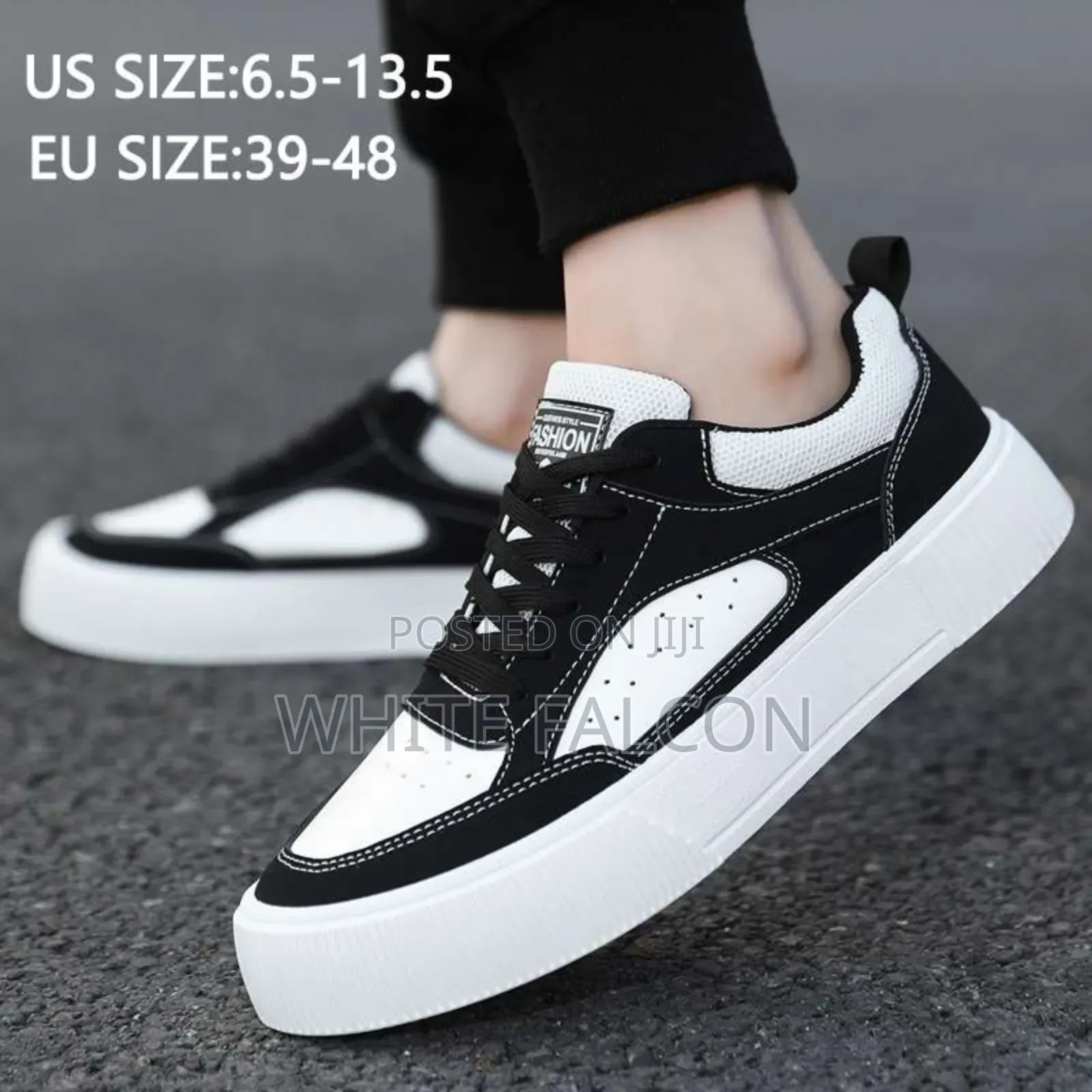Skateboard Sneakers Thick Sole High Stable Sneakers-Black