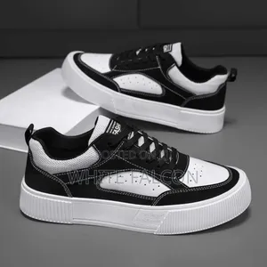 Skateboard Sneakers Thick Sole High Stable Sneakers-Black