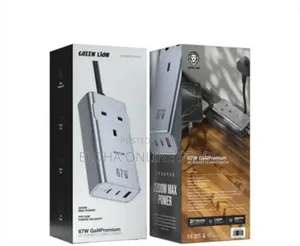 Green Lion 67w Gan Premium Ac Socket - Grey
