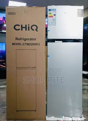 Chiq 220 Liters Double Door Refrigerator
