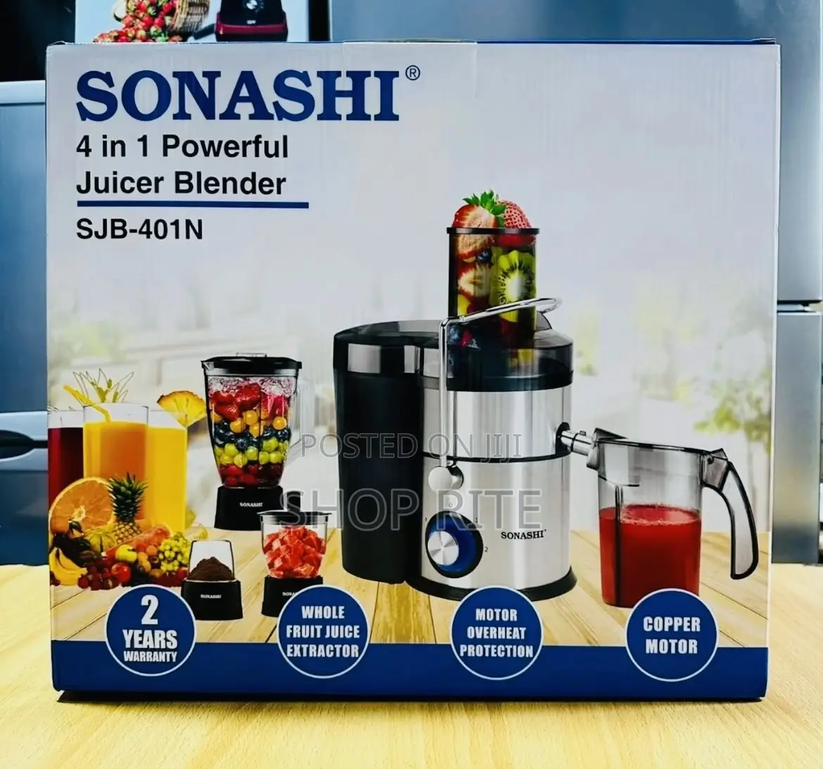 Sonashi 4 in 1 Powerful Juice Blender