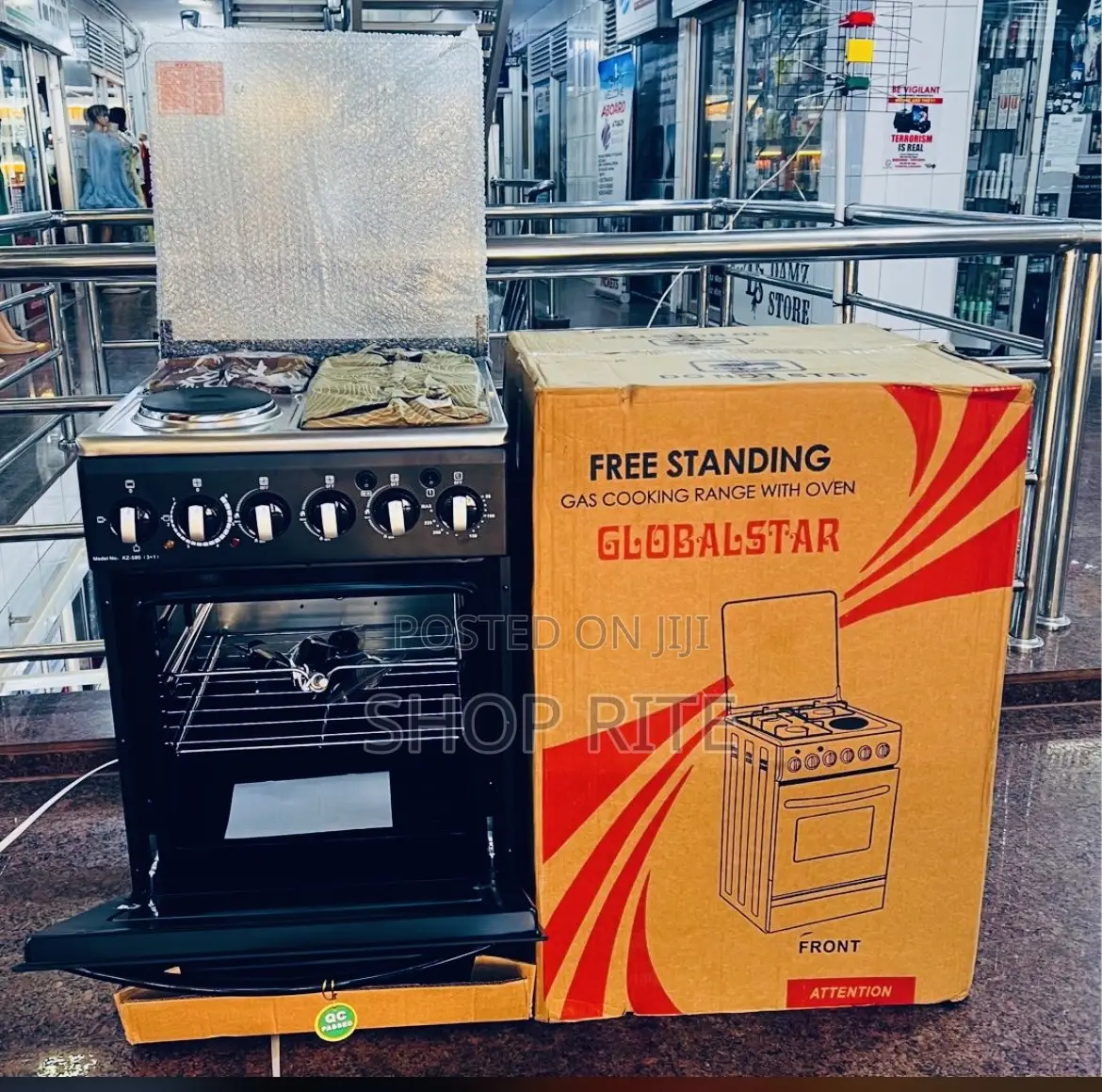 Globalstar 3 Gas 1 Electric Cooker Original