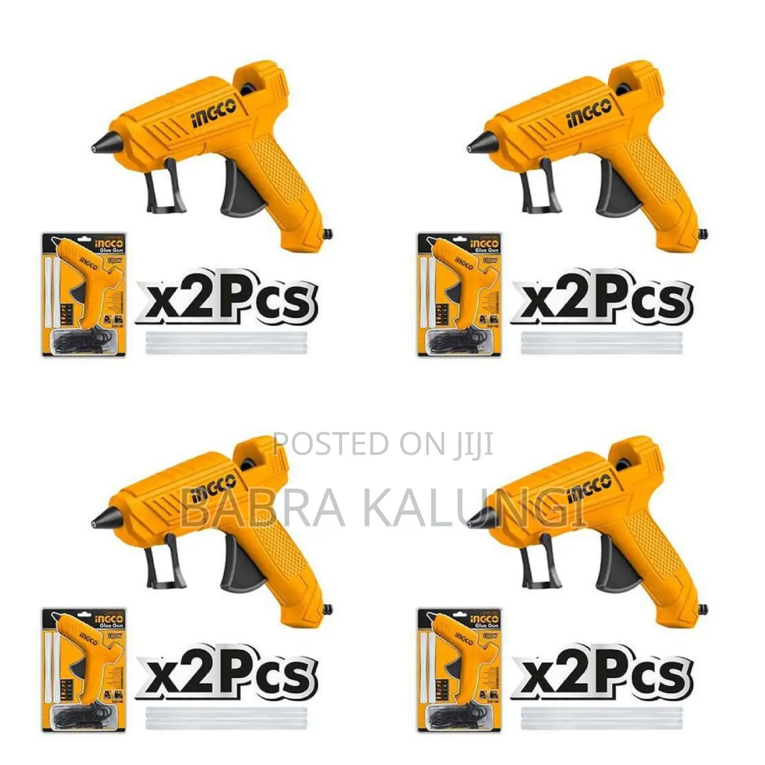 Ingco Glue Gun 2pcs Glue Sticks