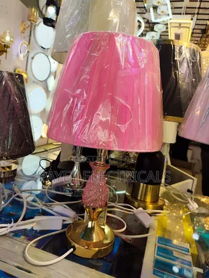 Pink Bedside Table Lamp