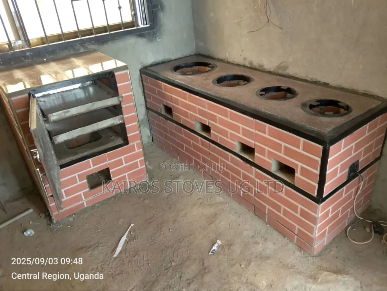 Firewood Energy Saving Cooking Stove For Big Numbers in Central