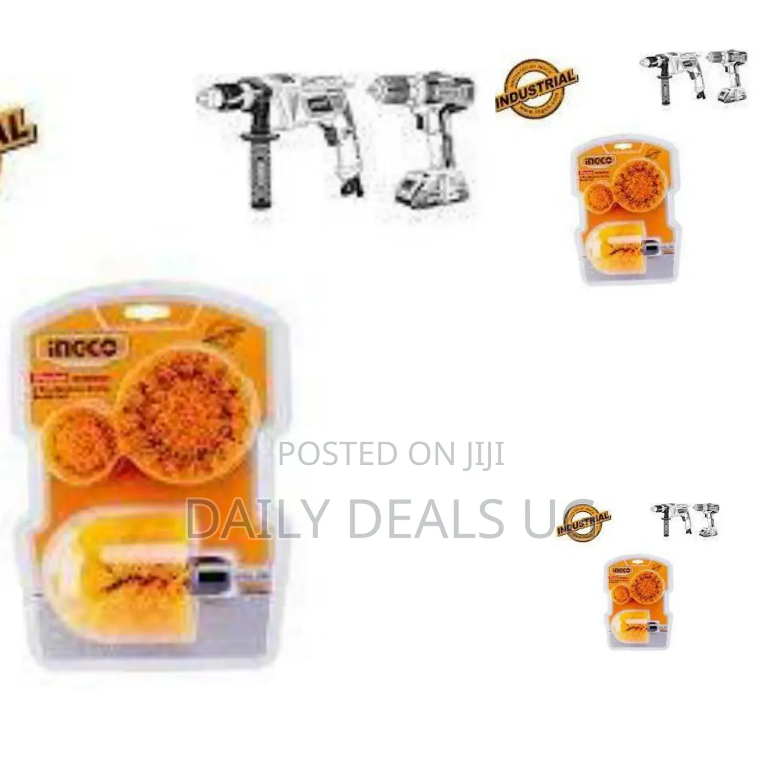 Ingco 3pcs Medium Bristle Brush Set (Wcbm0301)