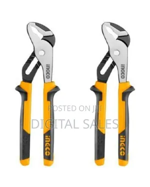 Ingco 255mm Rubber Grip Scissors Stainless Steel Long Blade - Orange