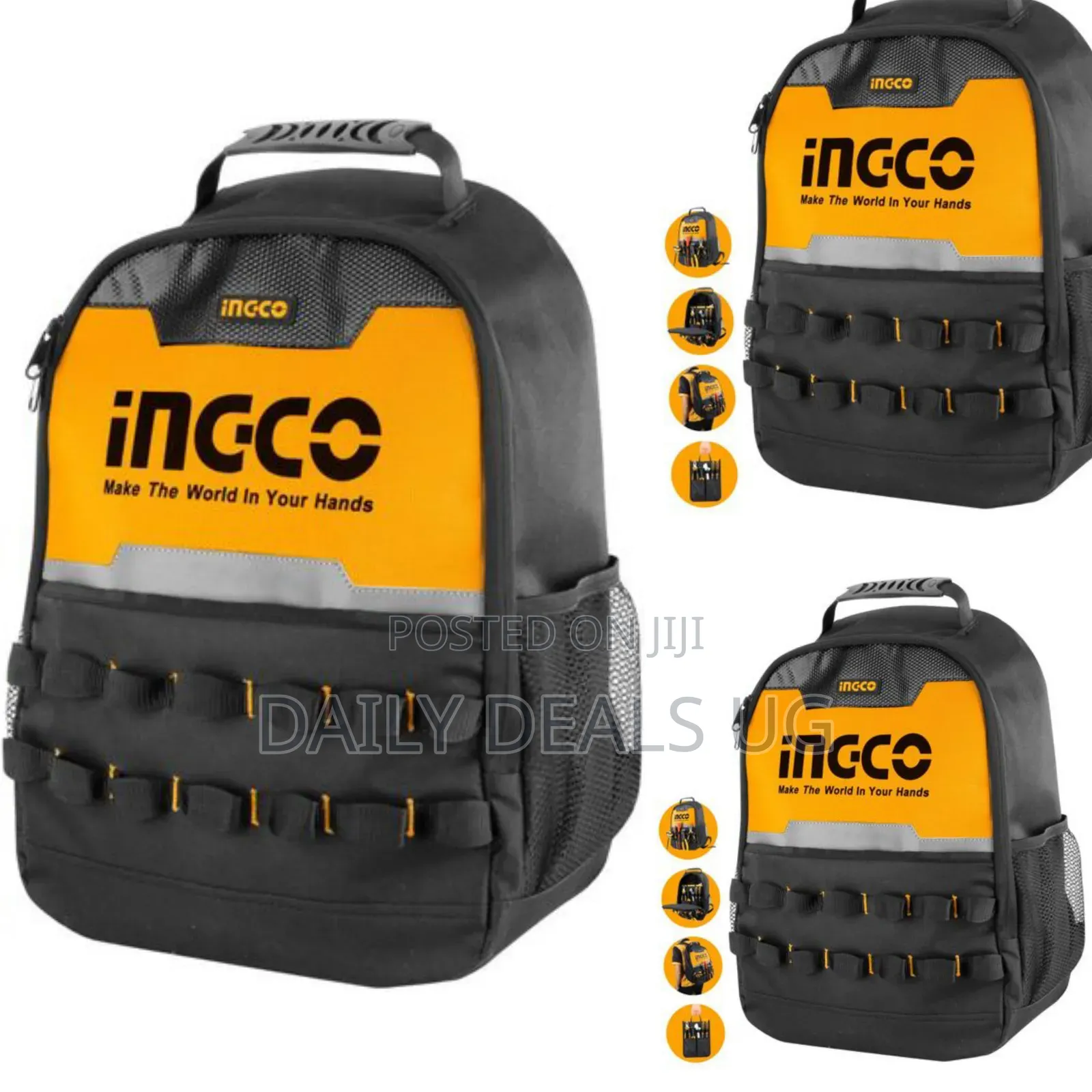 Ingco Hbp0101 -Tools Backpack -Orange