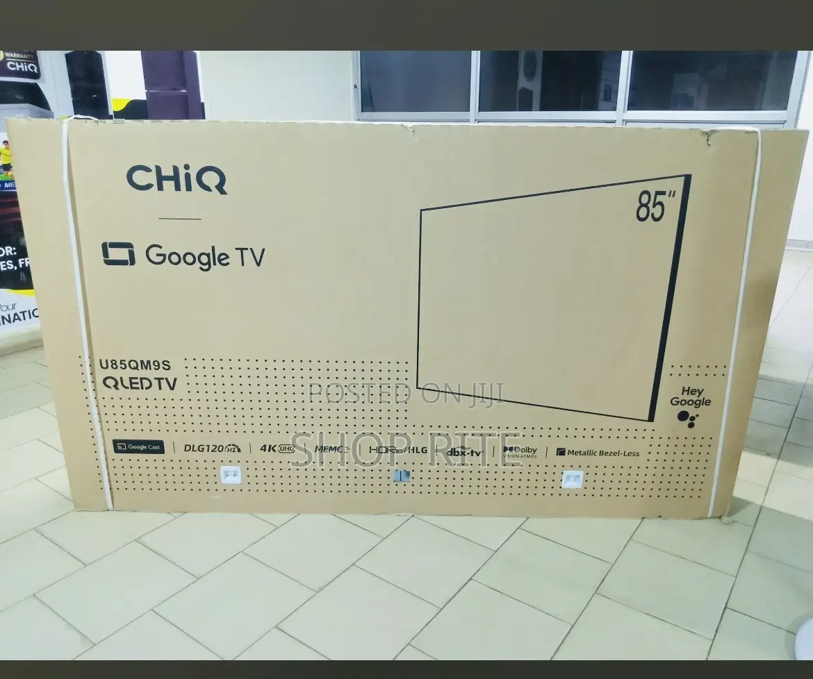 Chiq Qled 85 Inches Google TVS Brand New