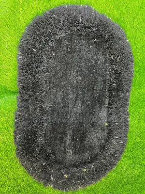Hot Red Oval Doormat