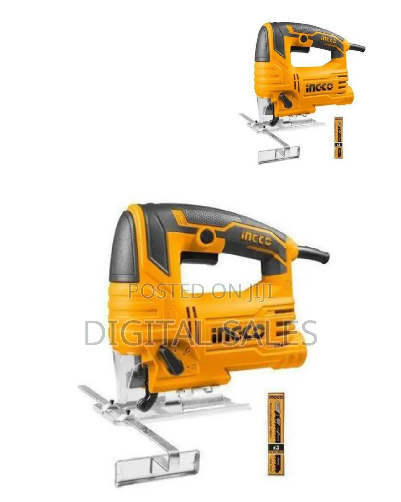 Ingco Jig Saw Corded Saw, 570w, 800-3000rpm -Yellow