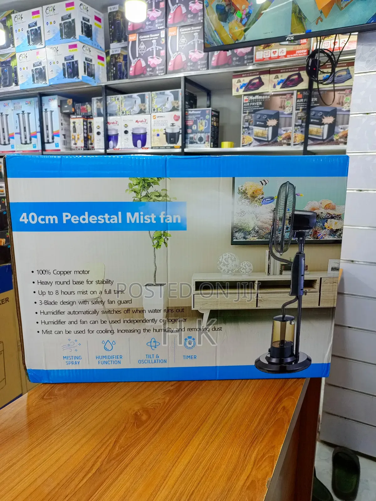 40cm Pedestal Mist Fan.