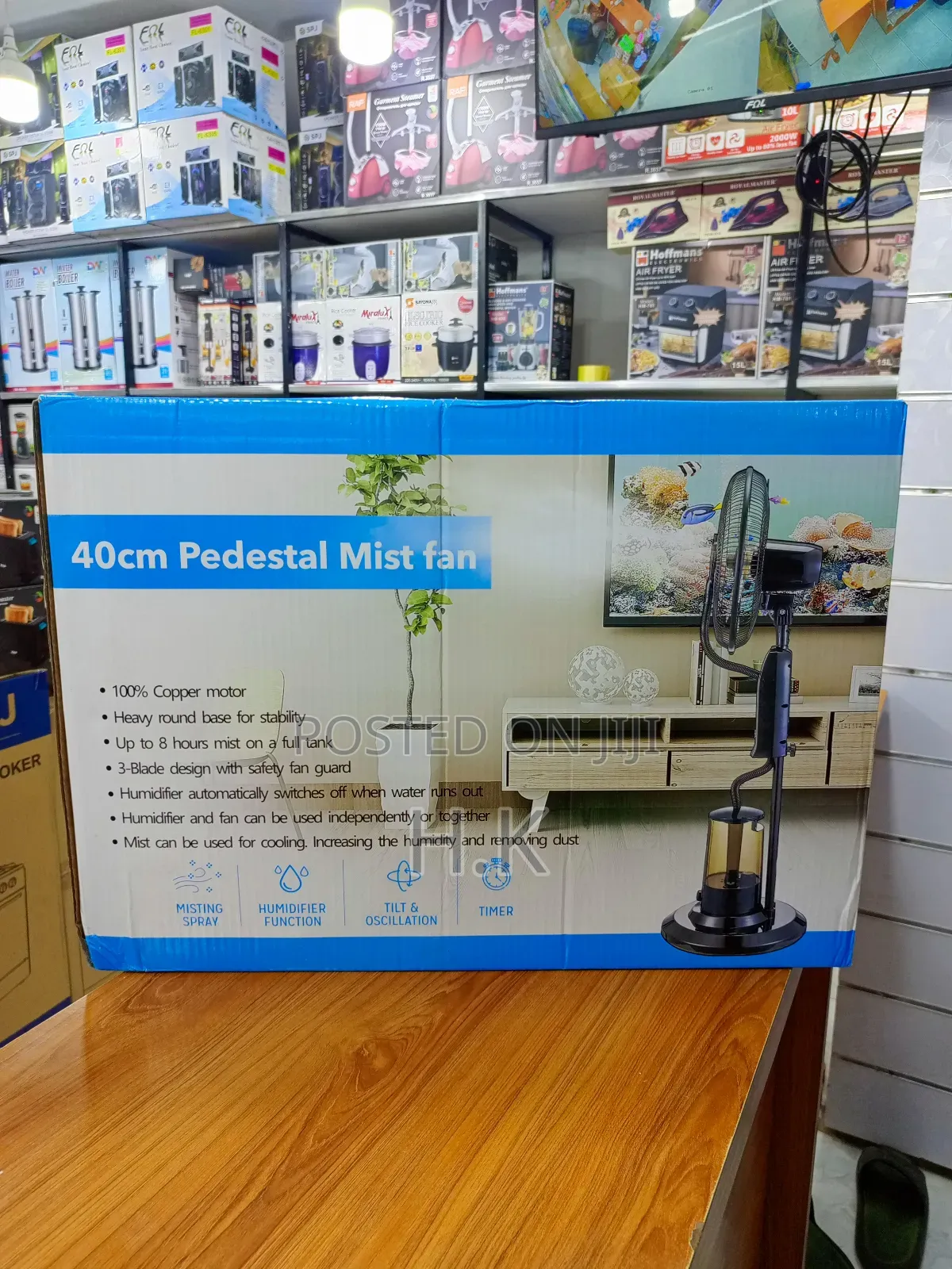40cm Pedestal Mist Fan.