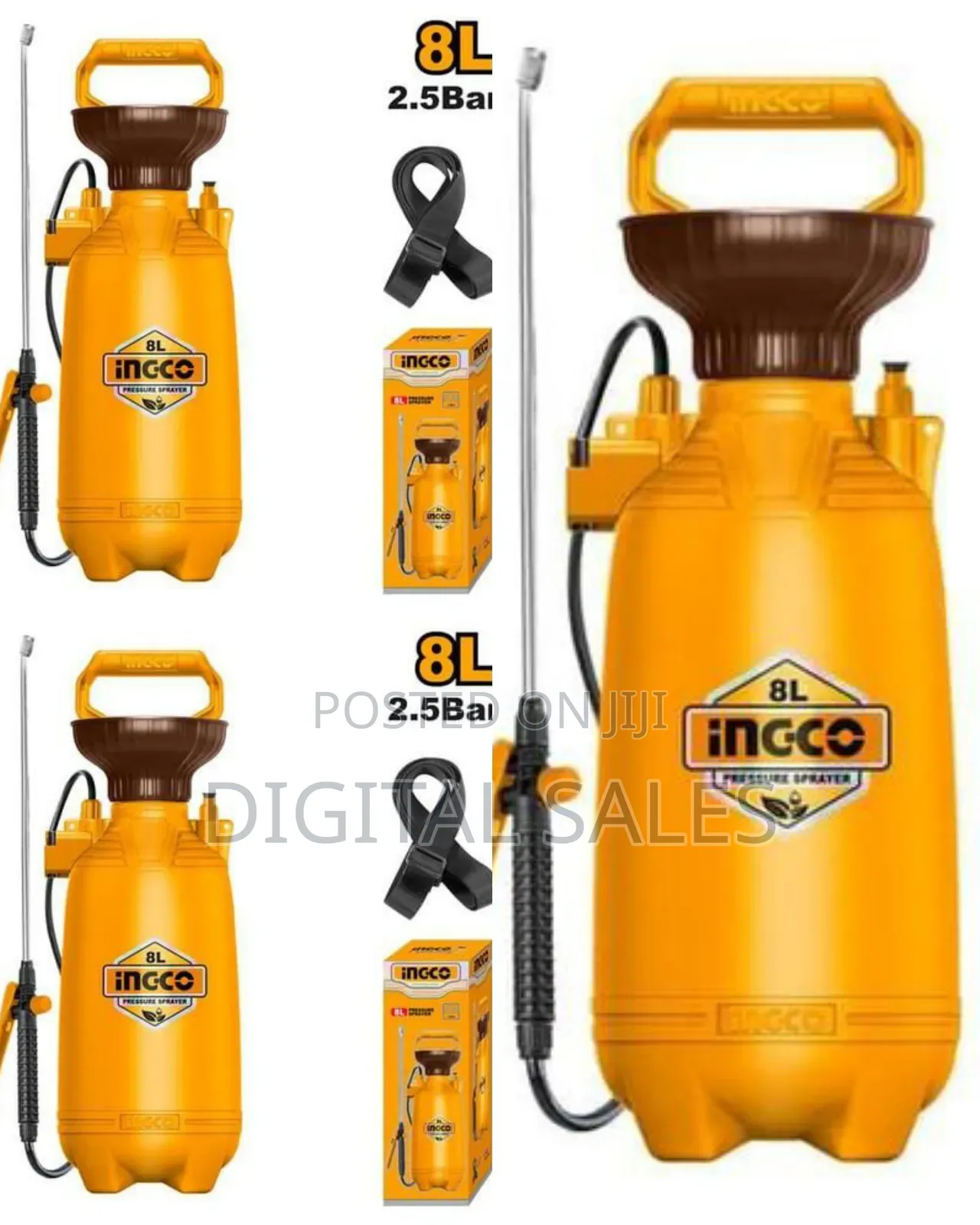 Ingco 5l / 8l Pressure Mist Disinfectant Knapsack