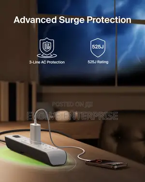 Belkin 4-Way Surge Protection Strip With 2 Meters Cord Length