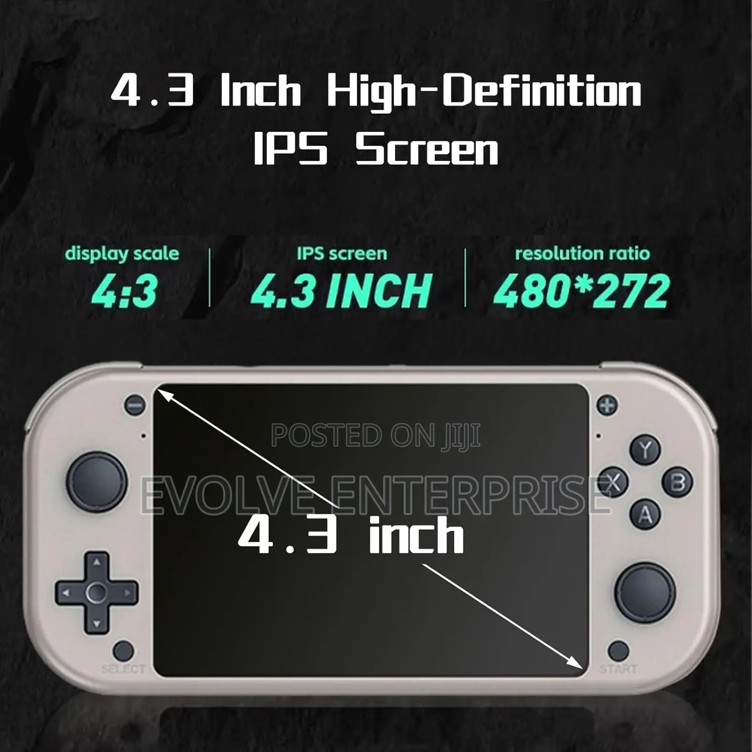 Retro Handheld Portable Video Game Console - 4.3"