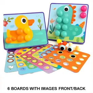 Creative Smart Kidz Mushroom Nail Color Children Puzzle