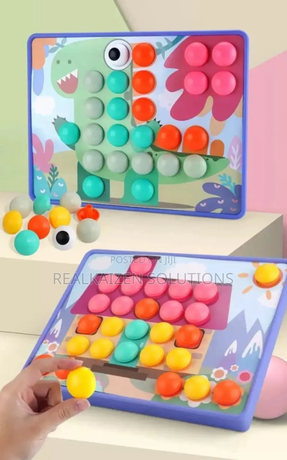 Creative Smart Kidz Mushroom Nail Color Children Puzzle