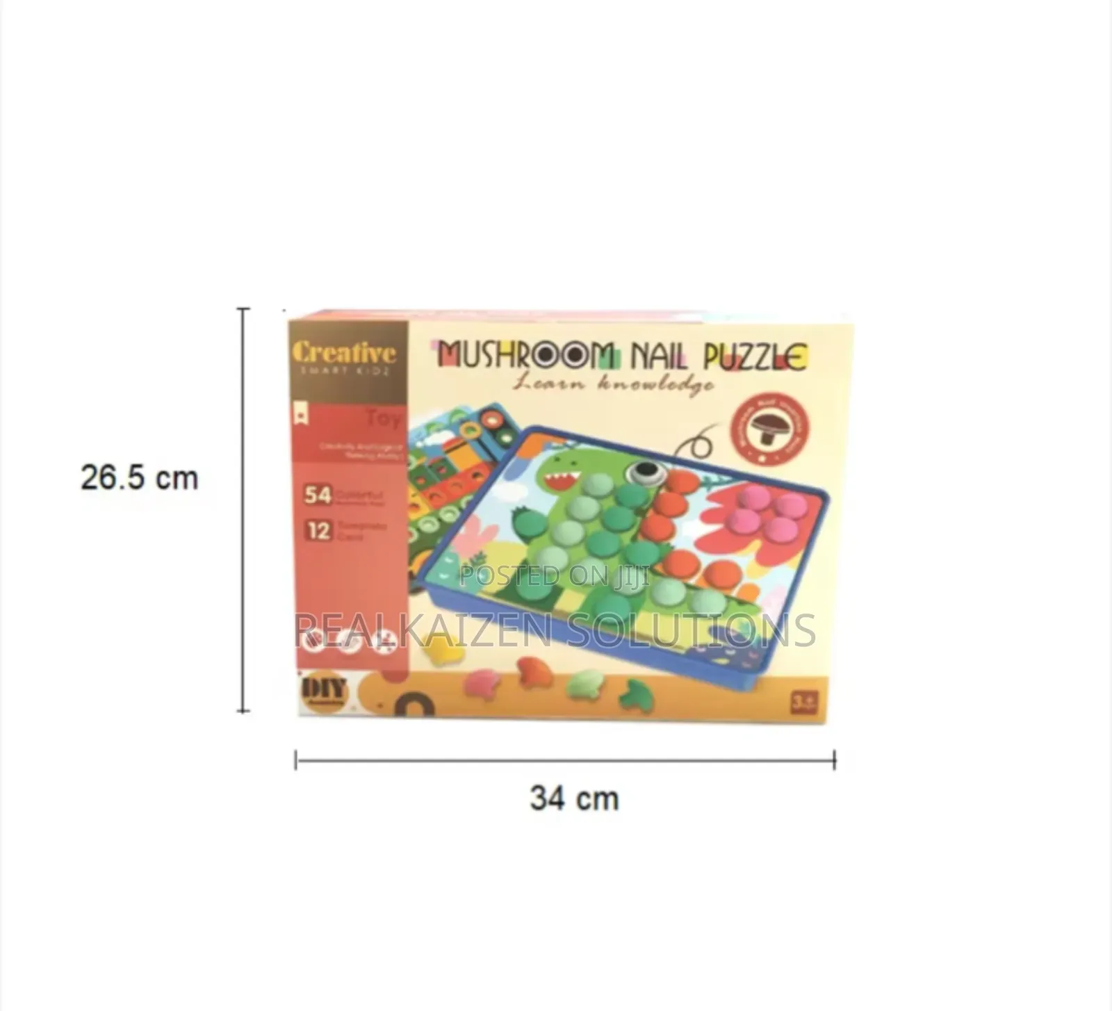 Creative Smart Kidz Mushroom Nail Color Children Puzzle