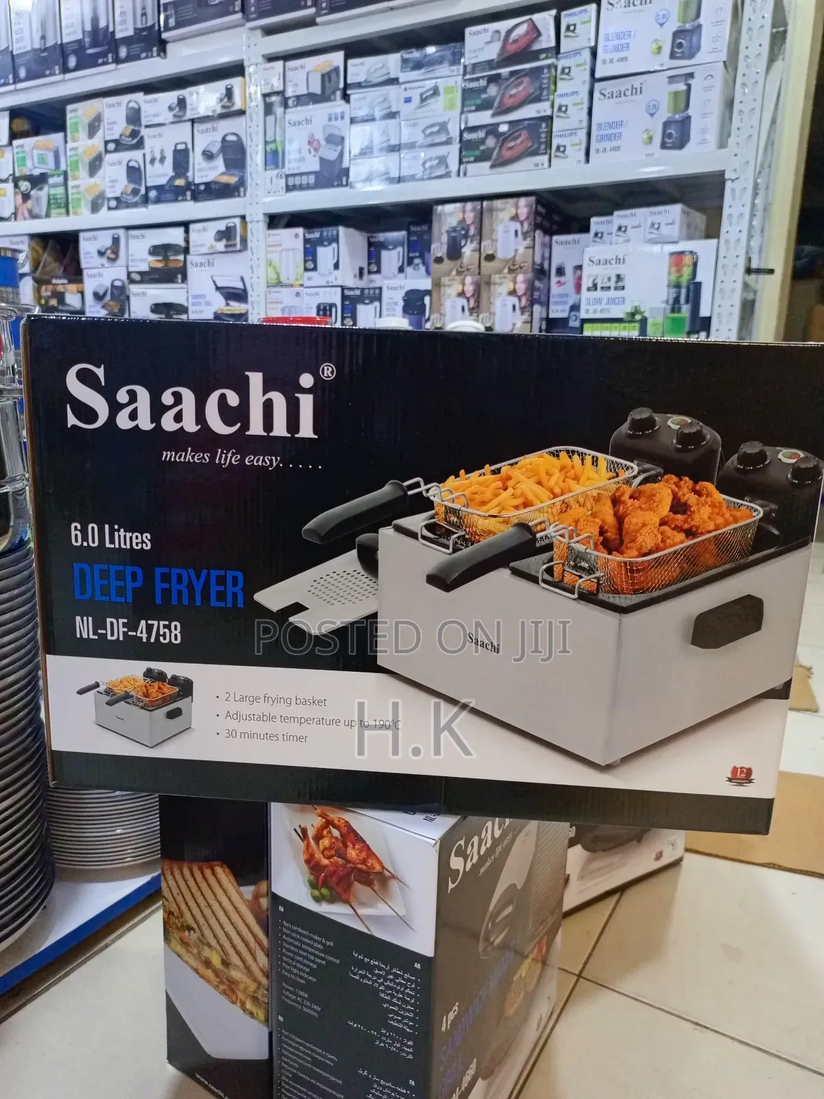 Saachi 6.0 Litre Deep Fryer, Model Nl-Df-4758.