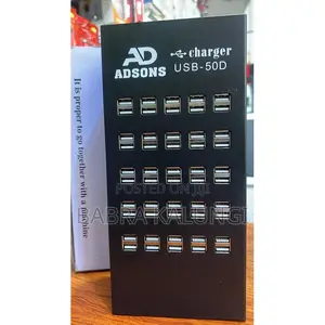 Usb Charger, Adson 50 Port Portable Usb Charging Station