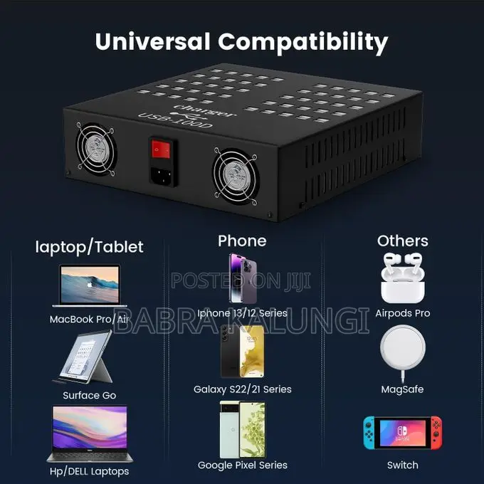 Usb Charger, Adson 100 Port 700watt