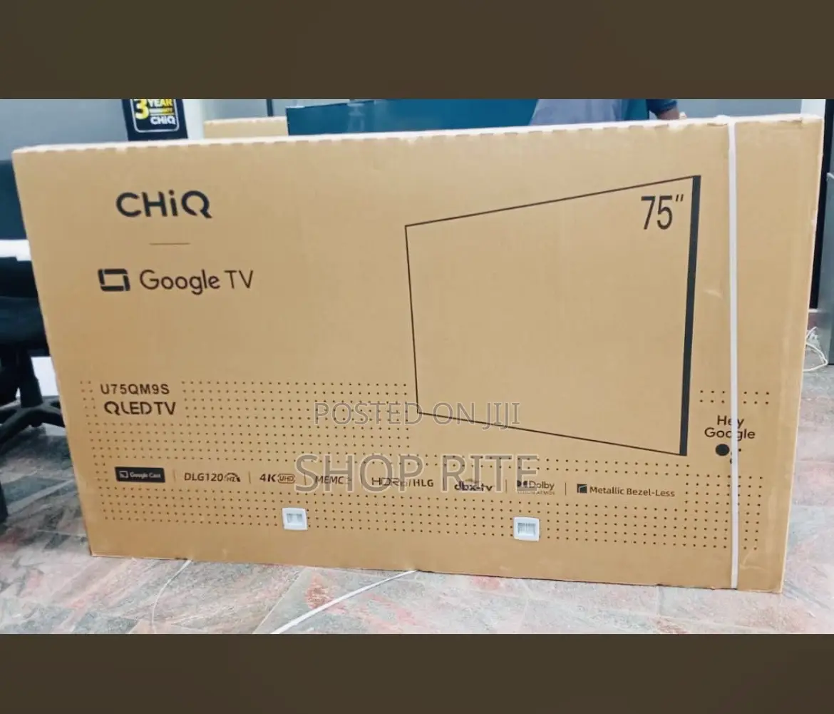 Chiq 75inches Google TVS