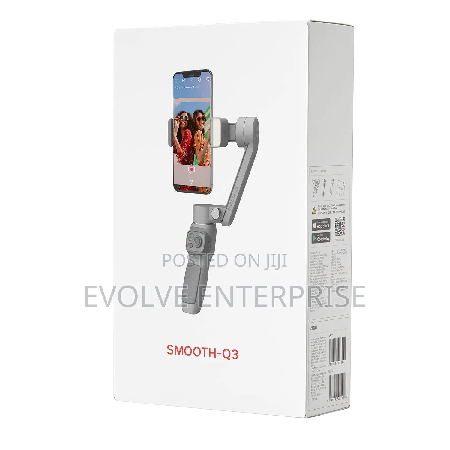 Zhiyun Smooth Q3, 3-Axis Gimbal Stabilizer for Smartphone