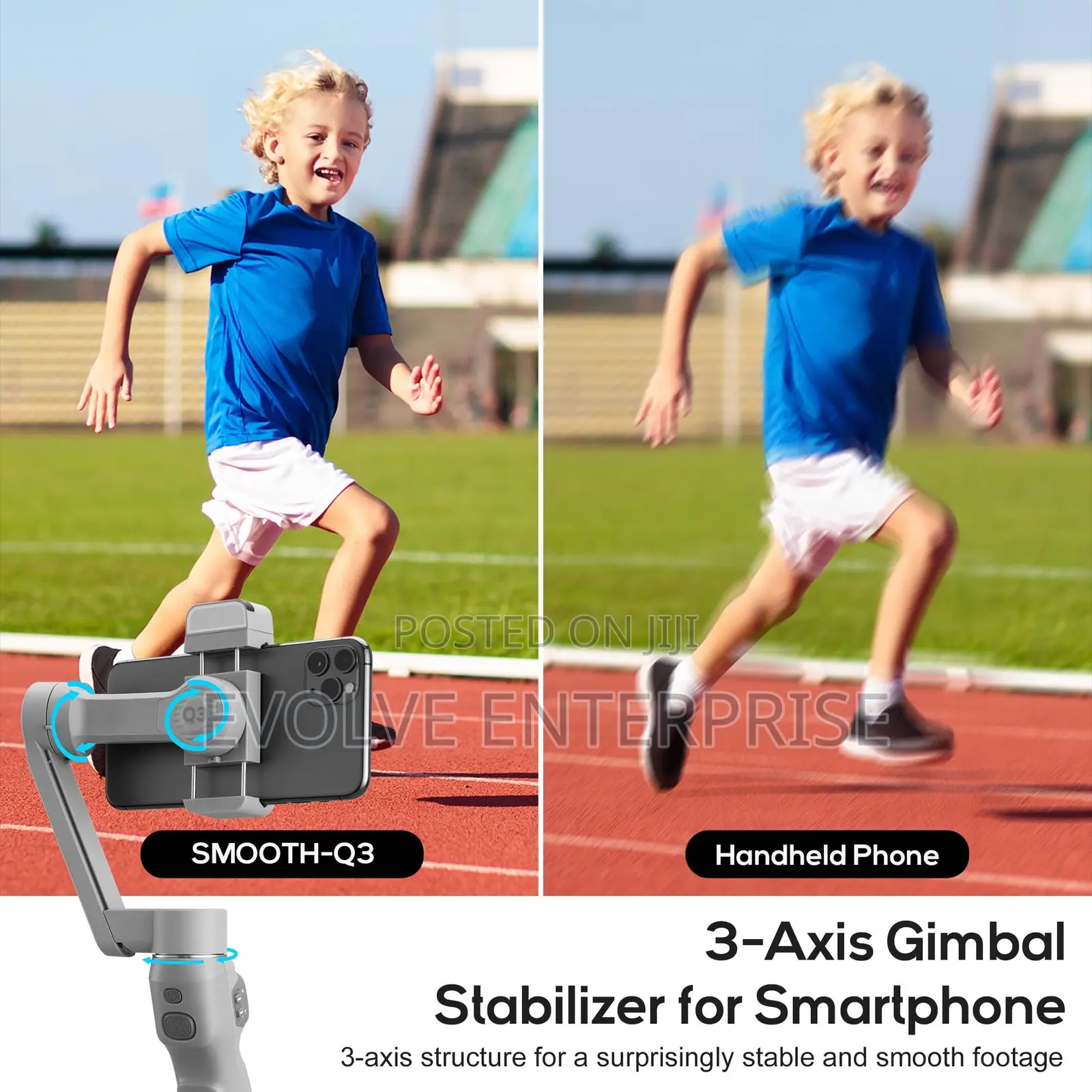 Zhiyun Smooth Q3, 3-Axis Gimbal Stabilizer for Smartphone