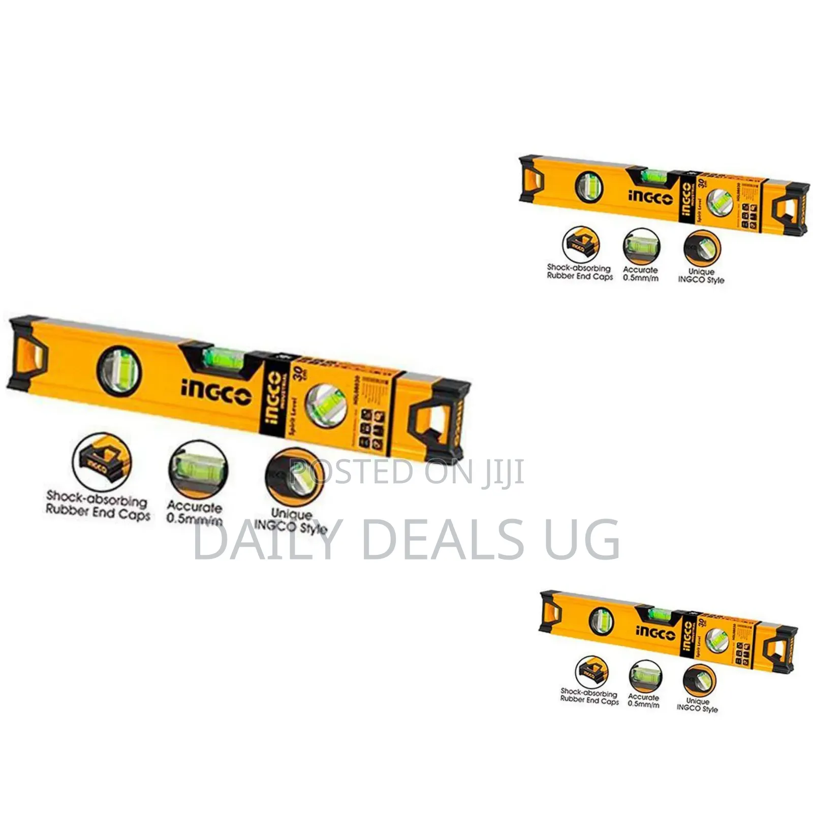Ingco Hsl08030 -Spirit Level -Orange