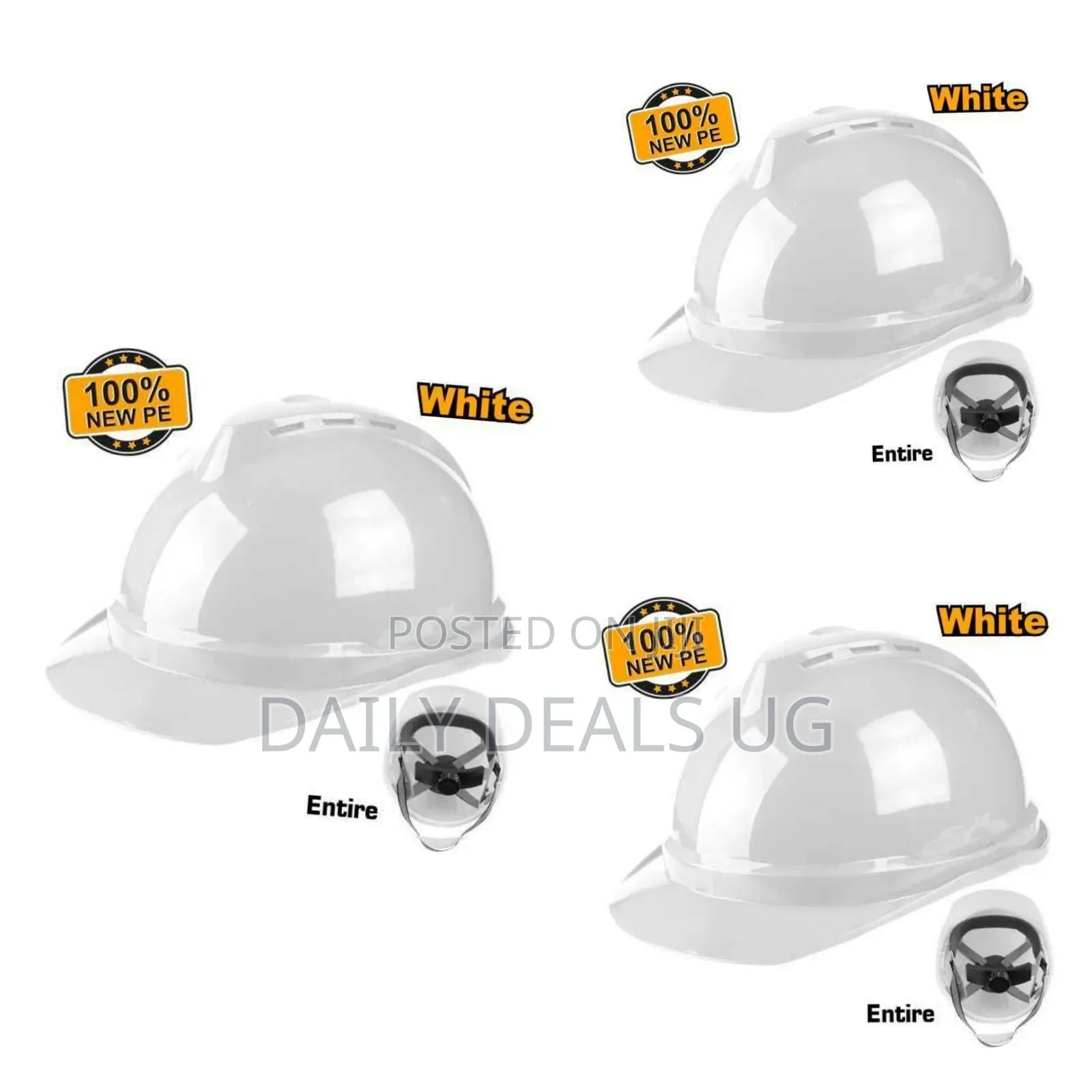 Ingco Hsh202 -safety Helmet -white
