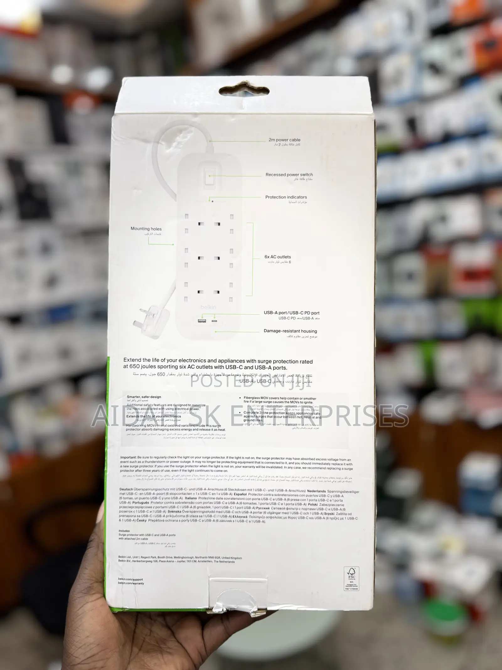 Belkin Usb Charging 6-Outlet Surge Protection Strip