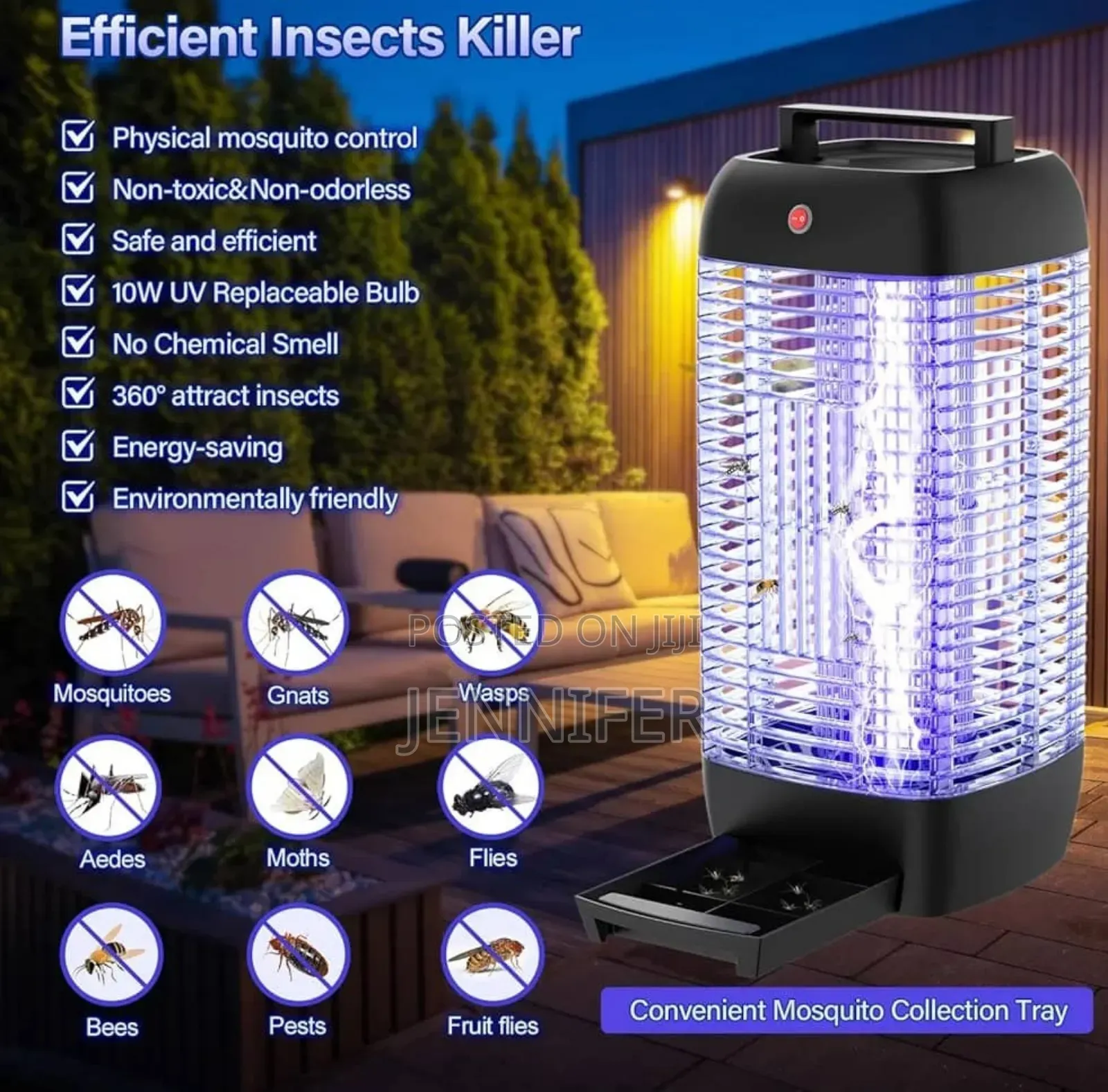DPS Indoor and Outdoor Electric Fly Mosquito Killer