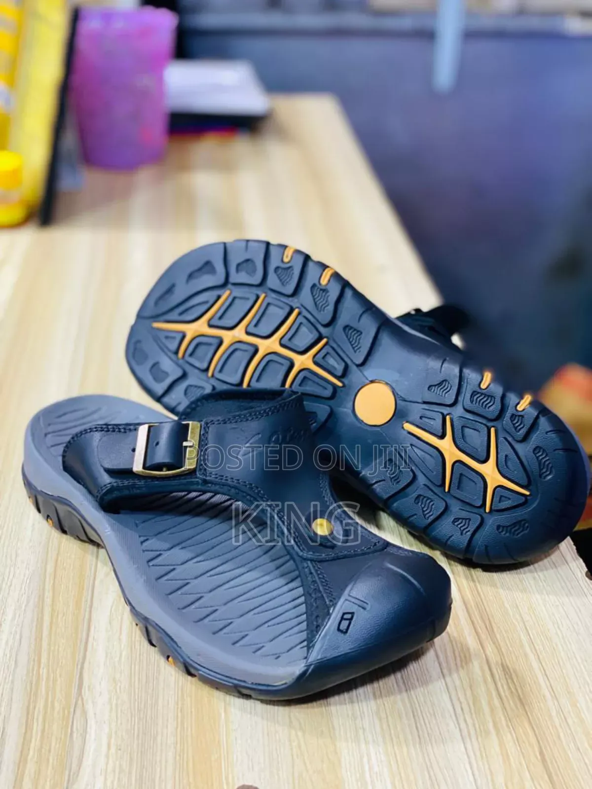 Black Open Shoes