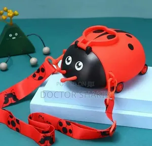 New Lady Bug Shape Water Bottle With Adjustable Shoulder Strap