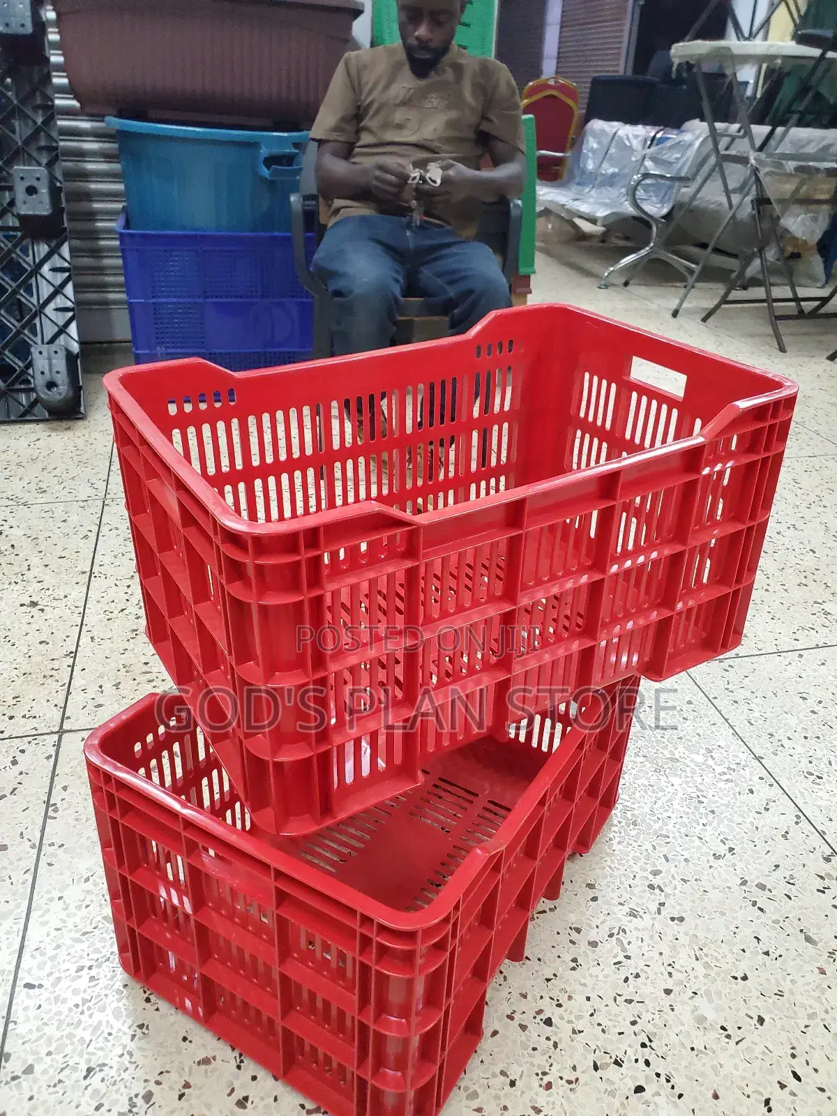 Vented Plastic Crates Vented Plastic Crates