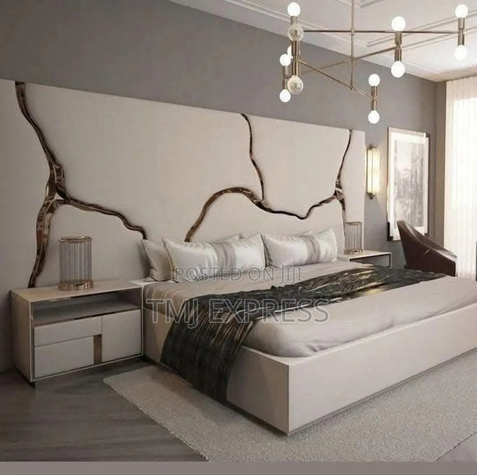 Elegant Fabric and Leather Beds 6x6