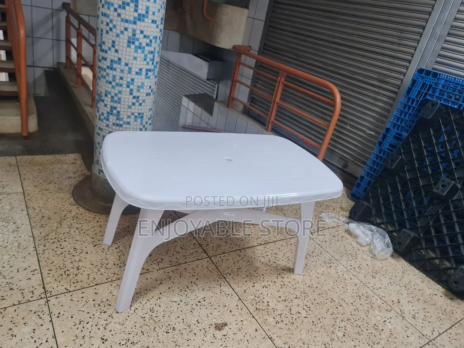 Restaurant Plastic Table 120cm by 60cm 6 People