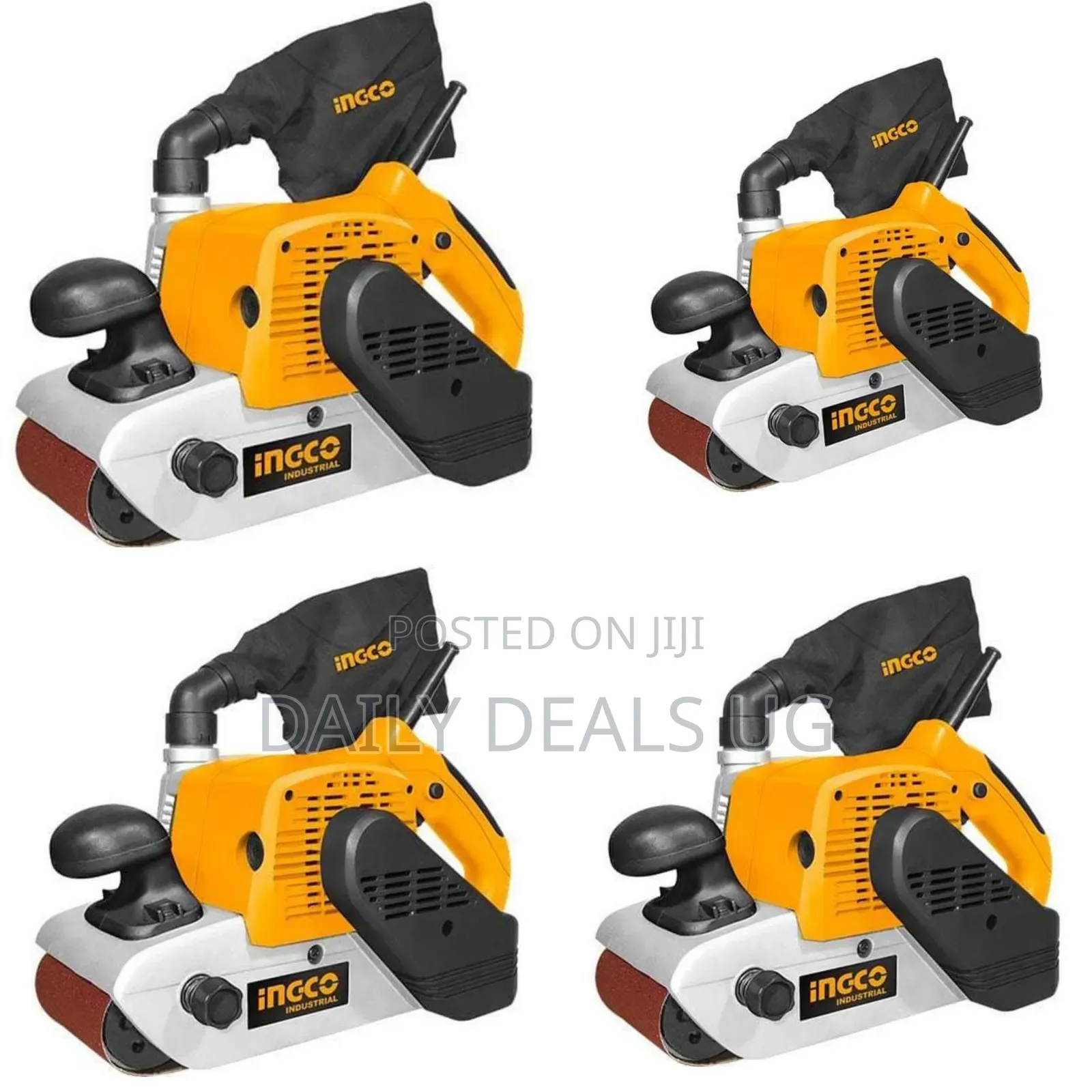 Ingco Belt Sander Voltage:220-240v~50/60hz -Orange/Black