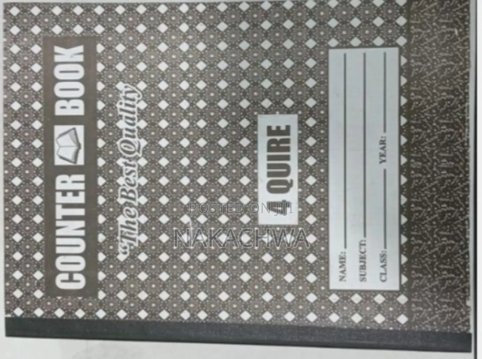 12 Pieces of A4 Counter Books