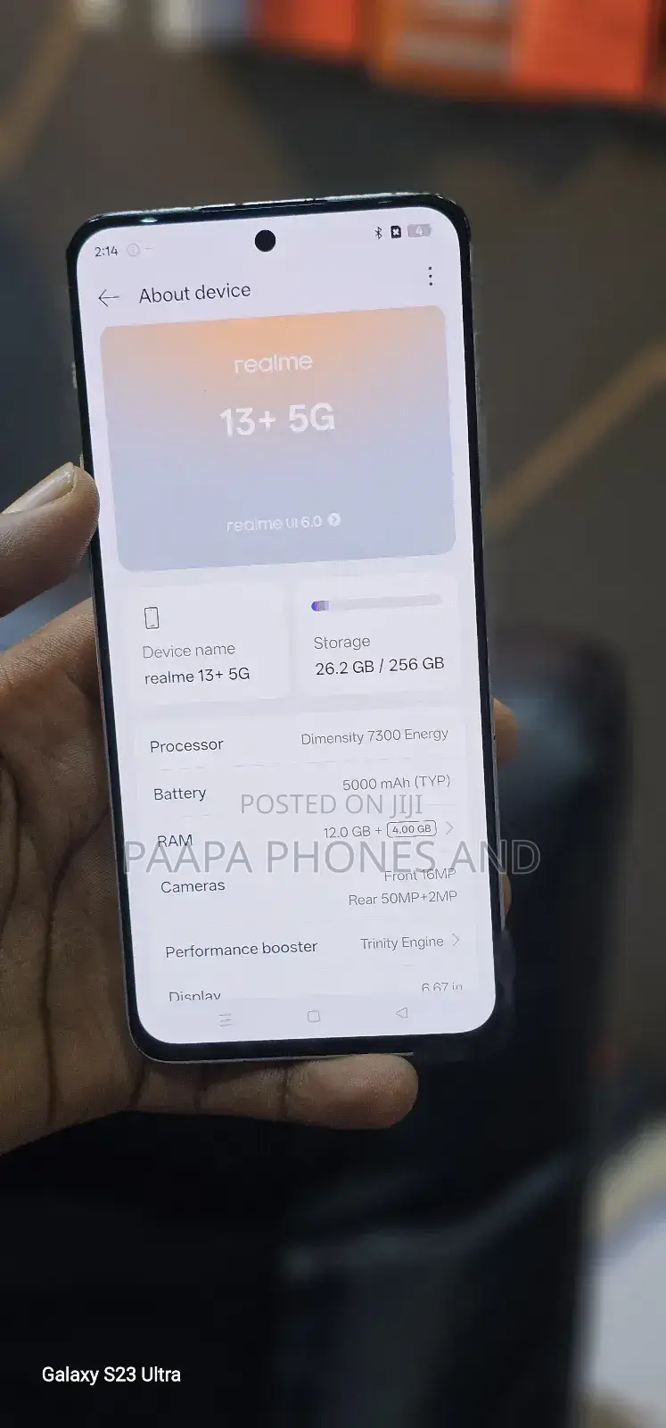 Realme 13 Pro+ 5G 256 GB Gray
