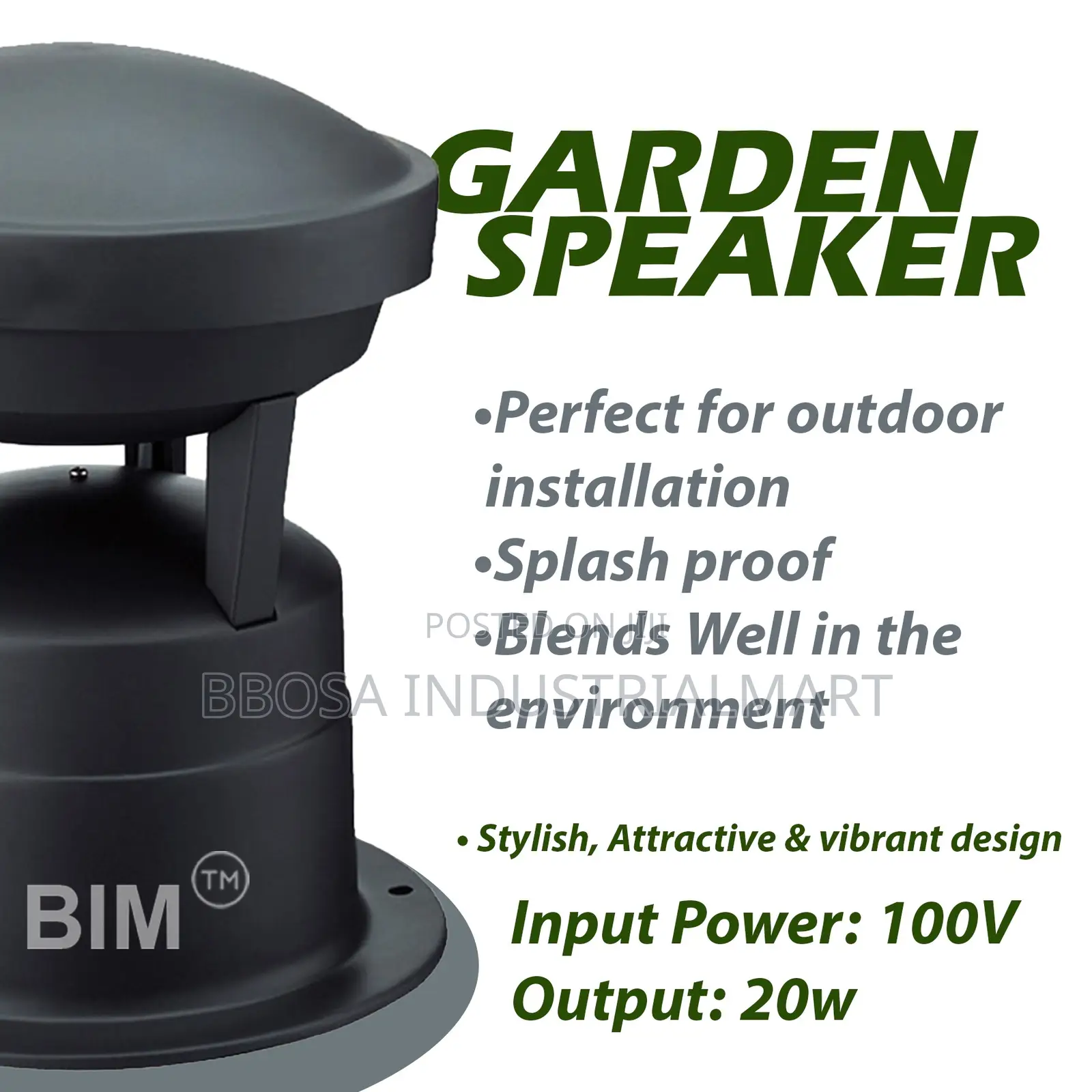 Pa Garden Speaker