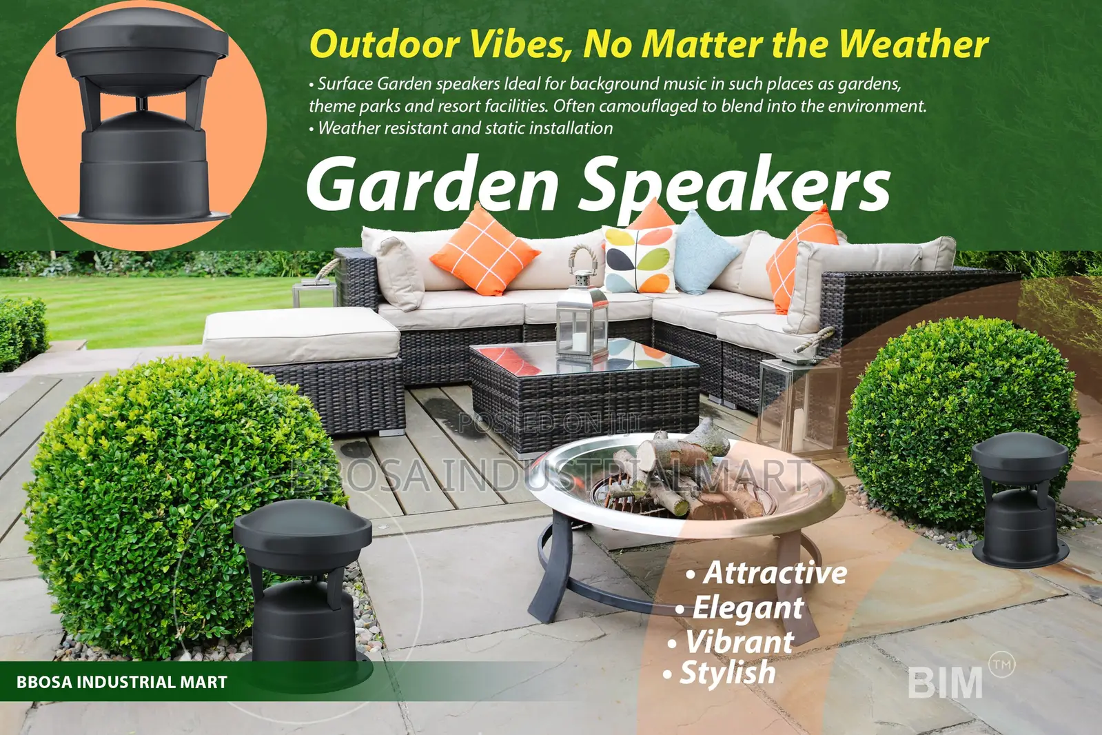 Pa Garden Speaker