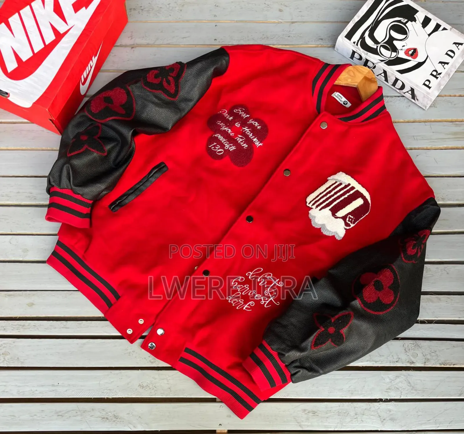 Red Baseball Jackets for Men