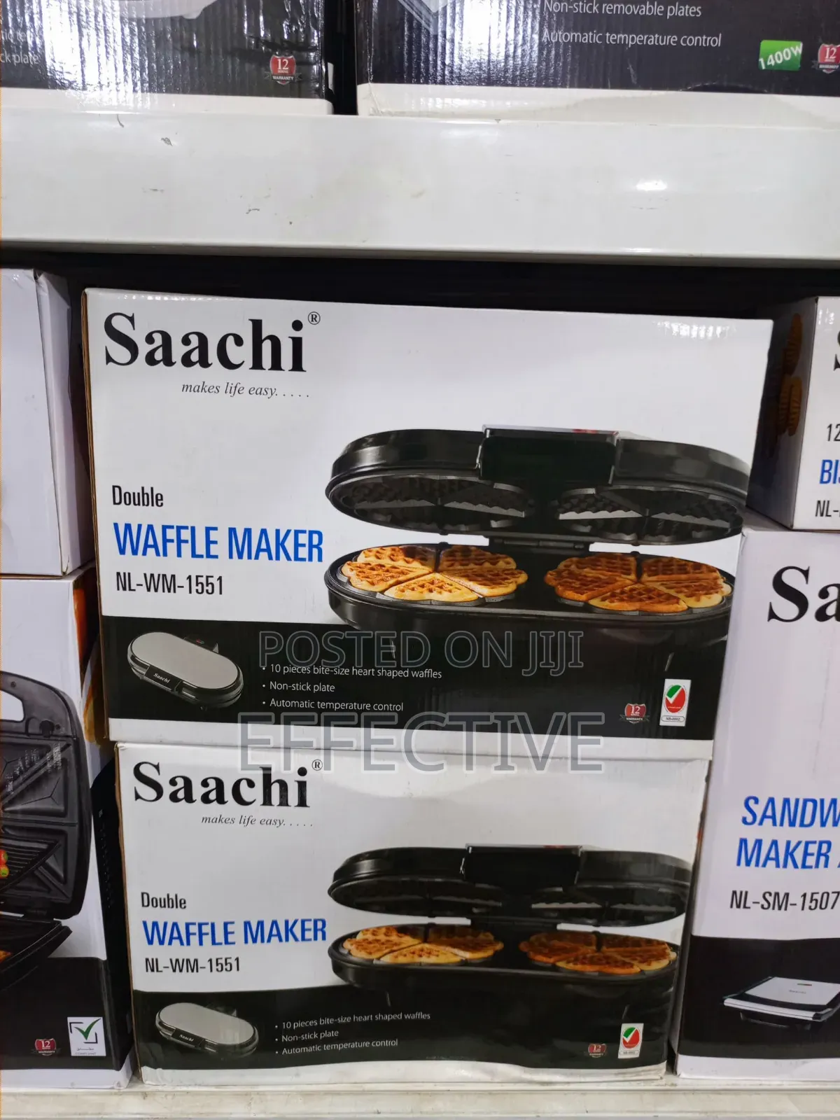Saachi Nl-Wm-1551 Double Waffle Maker